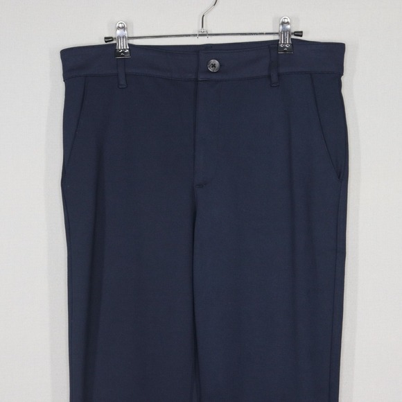 True Classic Pants Mens 32x32 Blue Chino Slim Commuter Work Stretch Tech Comfort - Picture 2 of 6